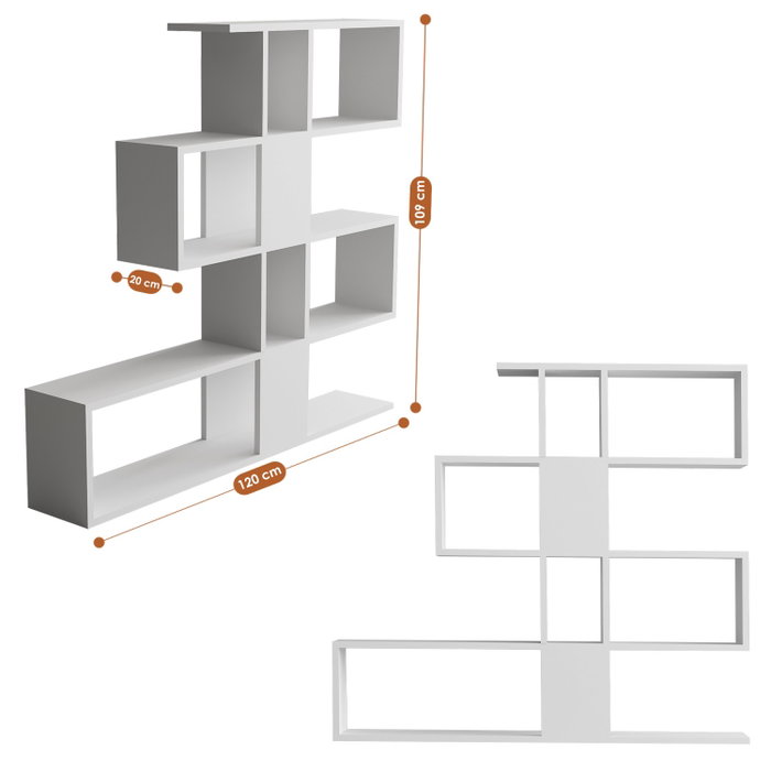 Hanah Home Karlin - Estantería Blanca Hanah Home Karlin - Estantería Blanca